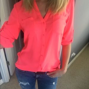 Pink blouse